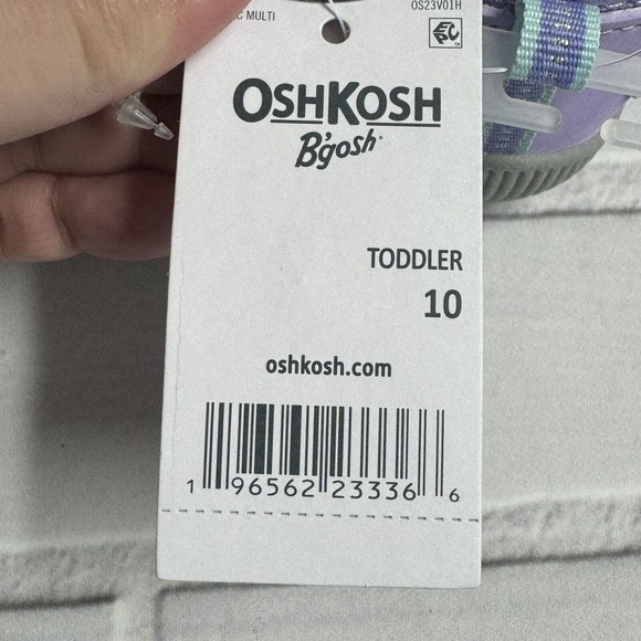 OshKosh Everplay Flexible Outsole Bump Toe Sandal Purple Lilac Toddler Size 10 - Picture 7 of 7